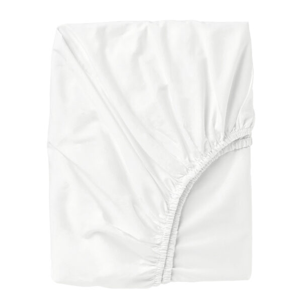 Sabana bajera punto Bambú 01 Blanco Coche (40x80) - Bimbidreams