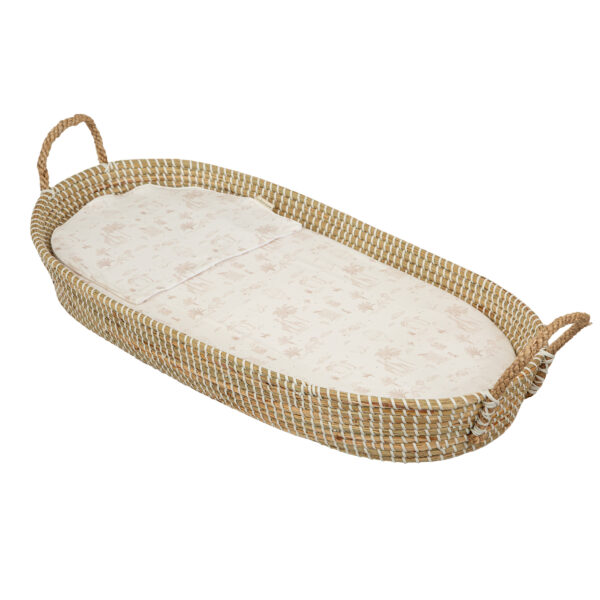 Sabana bajera + Secababas Noe 10 B|Lino coche/capazo 40x80 - Bimbidreams