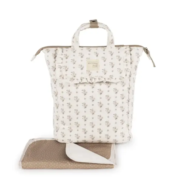 Mochila Botton Flores
