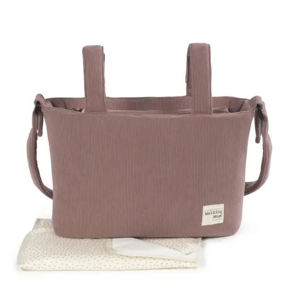 Bolsa Canastilla Pana Gala Cerise