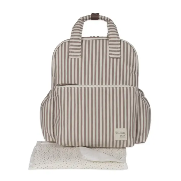 Mochila Praliné Rayas Moka