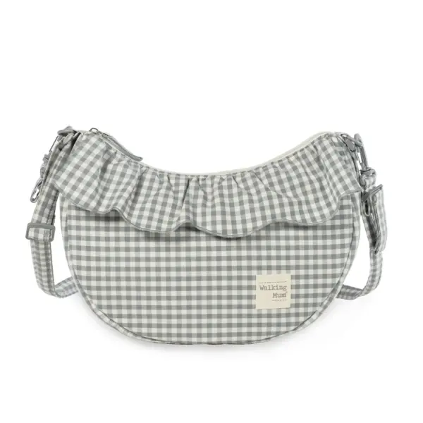 Bolso Crossbody Gondola Praliné Vichy Matcha