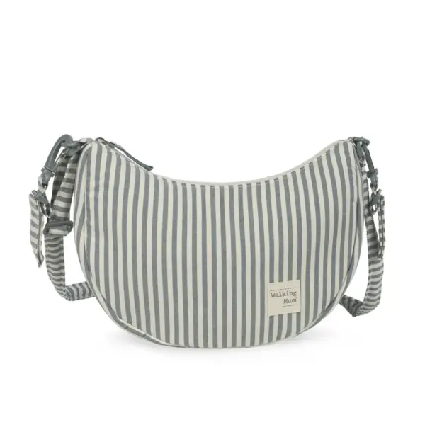 Bolso Crossbody Gondola Praliné Rayas Matcha