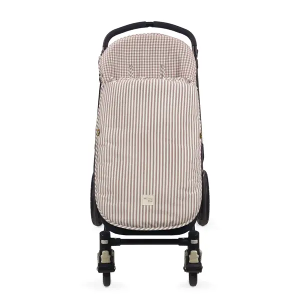 Saco Silla Entretiempo Praliné Vichy/Rayas Moka TOG 2,5