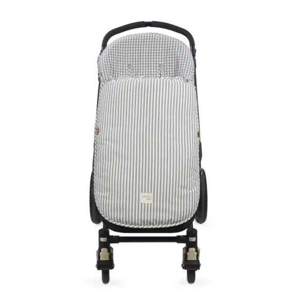 Saco Silla  Entretiempo Praliné Vichy/Rayas Matcha TOG 2,5