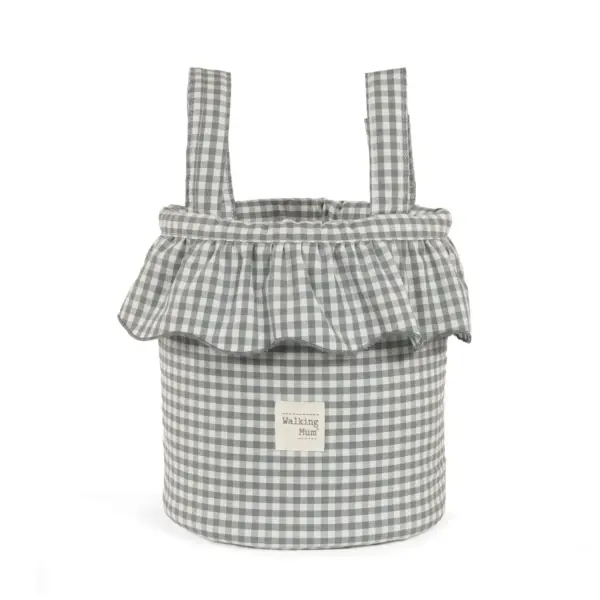 Bolso Bucket Praliné Vichy Matcha