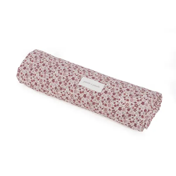 Sábana ajustable cuco + muselina Cherry Flores