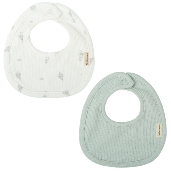 Babero pack 2 Blue Sky 16 B|Verde 19x19 - Bimbidreams