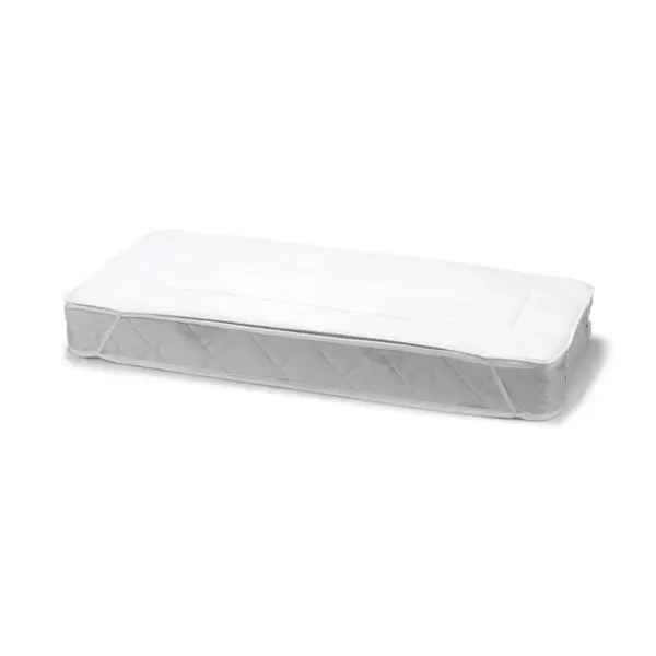 Super empapador (cuna 60) 60x120x2 cm liso e blanco