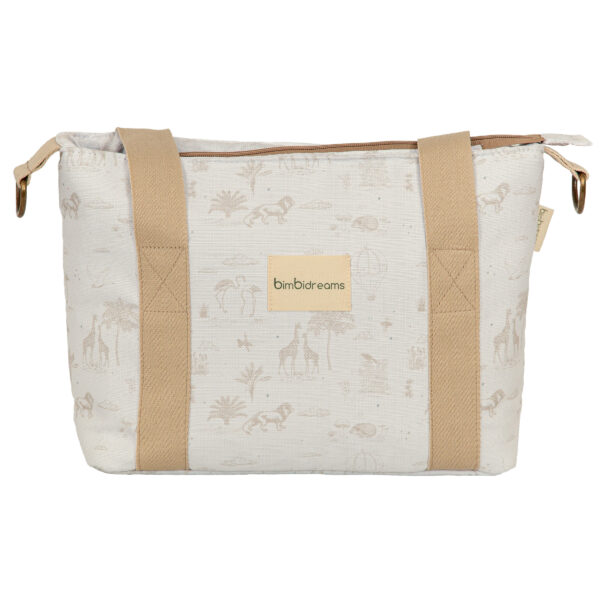 Crossbody con cambiador Noe 10 B|Lino 37x24x13  -  52x32 - Bimbidreams