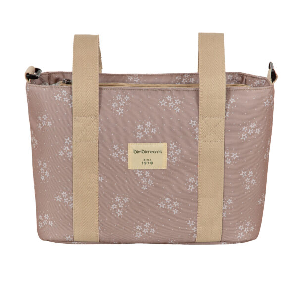 Crossbody con cambiador Stars 00 Lino 37x24x13  -  52x32 - Bimbidreams
