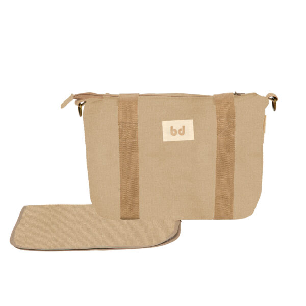 Crossbody con cambiador Milano 00 Lino 37x24x13  -  52x32 - Bimbidreams