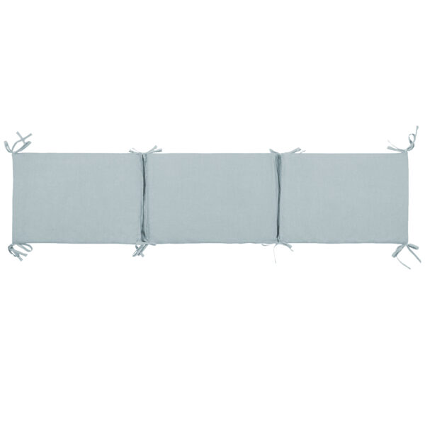 Protector de Cuna Matalase AG Azul Grisaceo Cuna 60 - 70 (30x190x3) - Bimbidreams