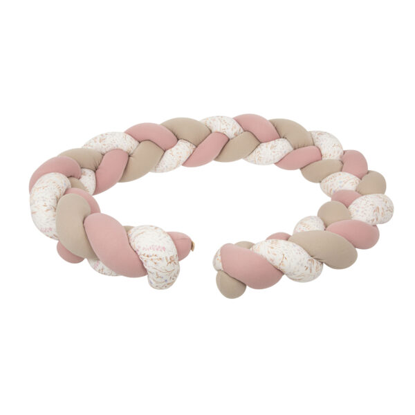 Protector de cuna trenza Niza 21 B|Lila 300 cm - Bimbidreams
