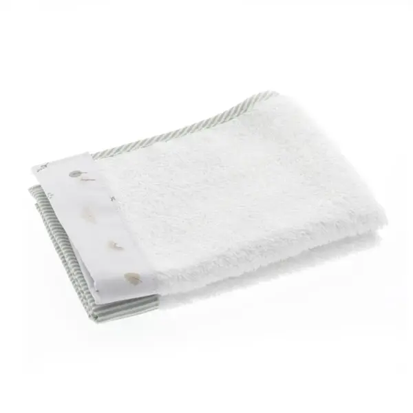 Juego 2 toallas greeny verde 25x35x1 cm