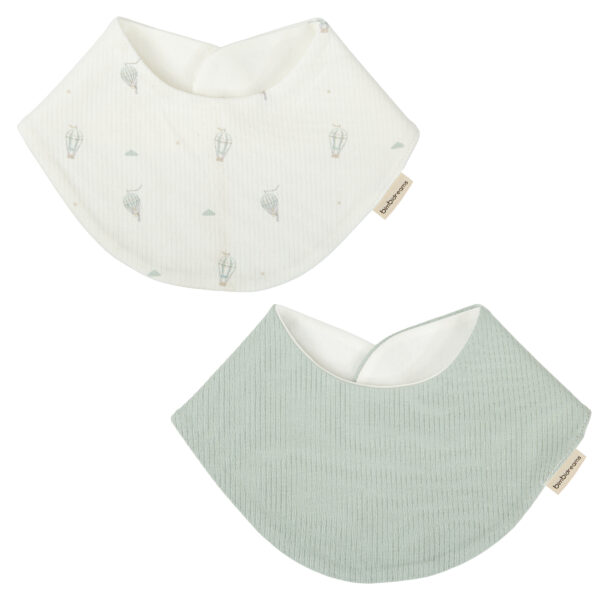 Babero bandana pack 2 Blue Sky 16 B|Verde 43x21 - Bimbidreams