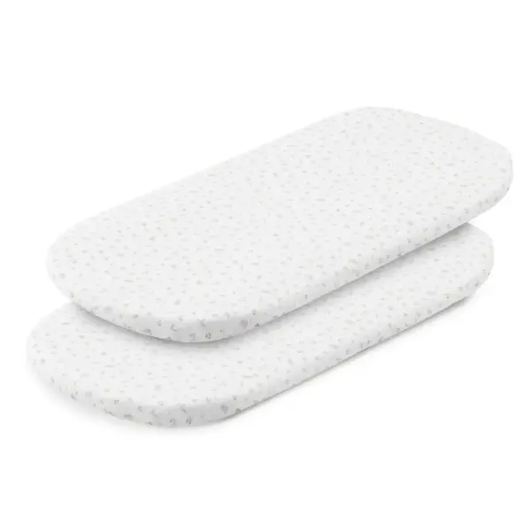 Bajera moises/carro pack 2 ud. 35x80x7 cm plumeti rosa