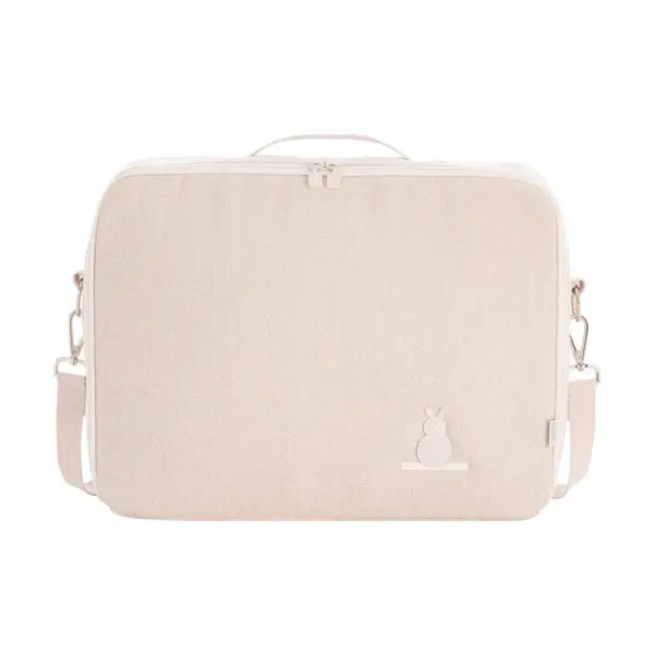 Maleta clinica lino beige 12x47x36 cm