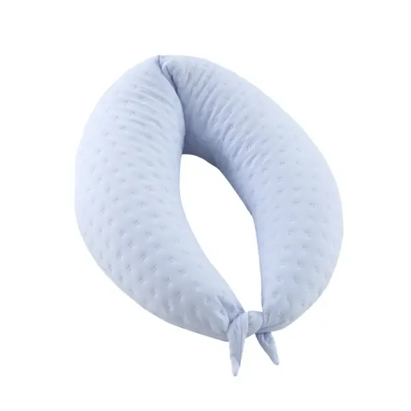 Cojin de lactancia luna 80x185x16 cm soft celeste