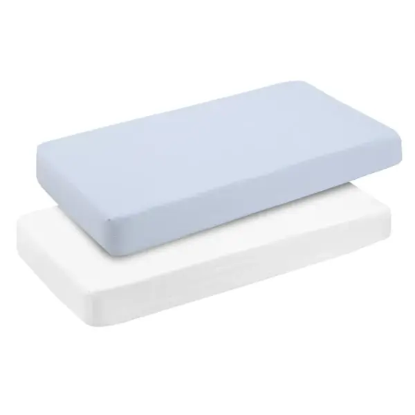 Bajera cuna 60 pack 2 uds. 60x120x17 cm soft celeste