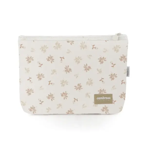 Bolsa aseo branch beige 6x28x20 cm