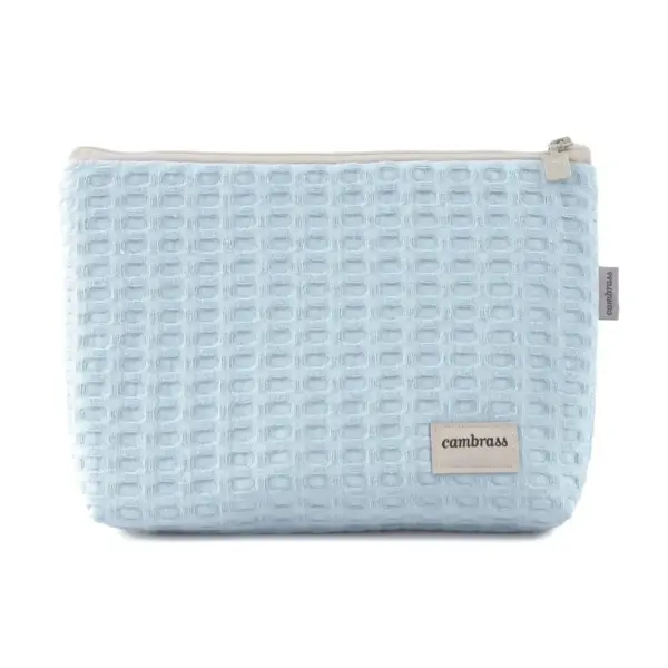 Bolsa aseo zico celeste 6x28x20 cm