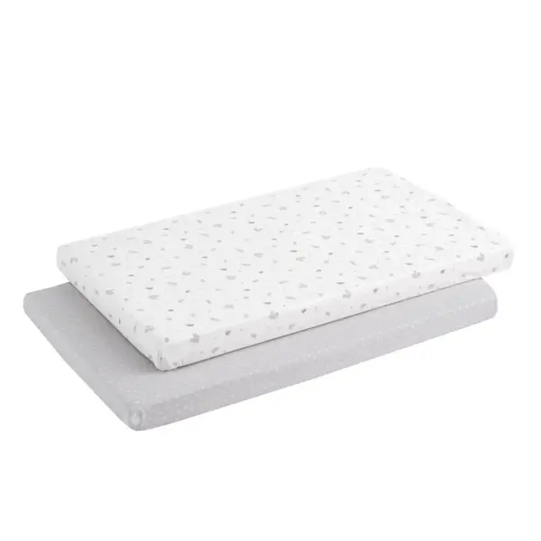 Bajera minicuna pack 2 uds. 50x82x10 cm ardi gris