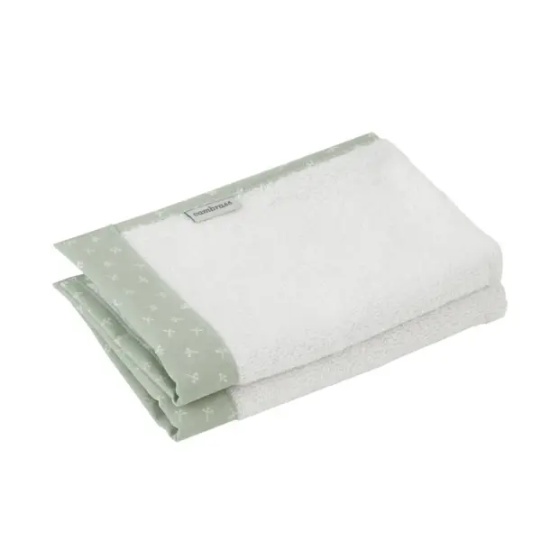 Juego 2 toallas ardi verde 25x35x1 cm