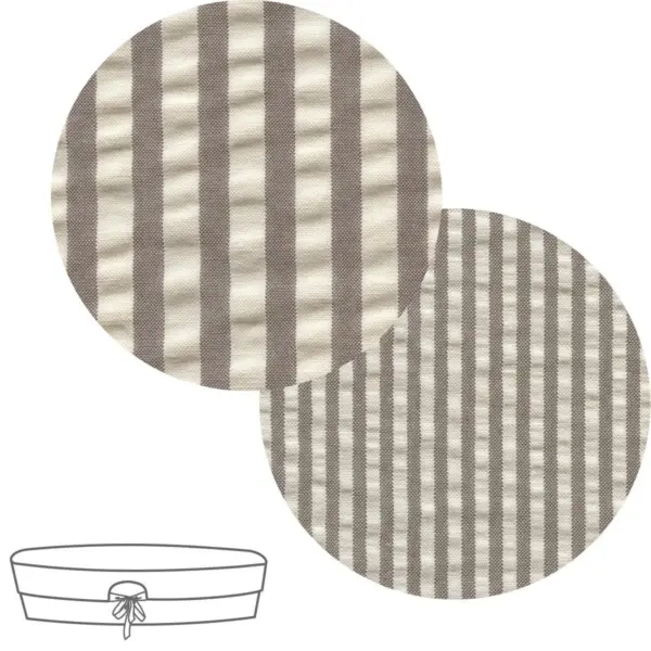 Cubre cuco capazo reversible derby beige 35x75x35 cm