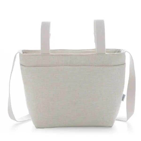 Bolso organizador xl naturale beige 15x38x28 cm
