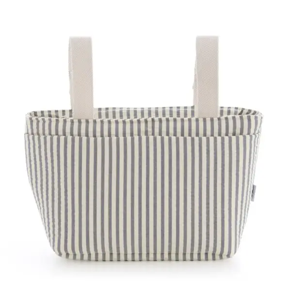 Bolso organizador derby gris 13x38x20 cm