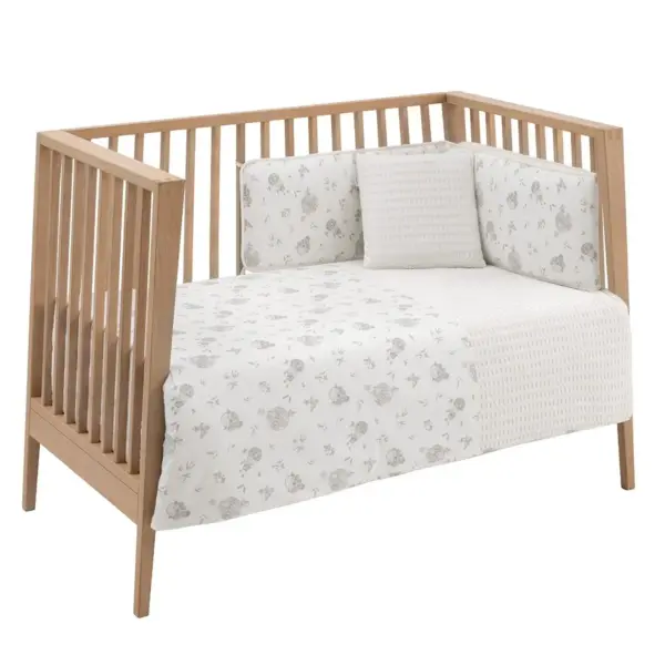 Jgo 2 pcs.f.nordica cuna 70 globe crudo 110x170x3 cm