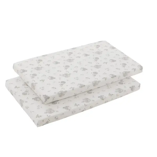 Bajera minicuna pack 2 uds. 50x82x10 cm globe crudo