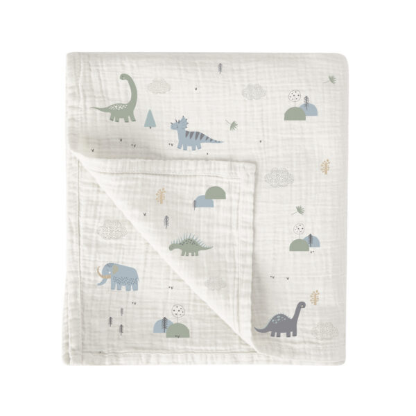 Muselina bambú Trex 16 B|Verde 120x120 - Bimbidreams