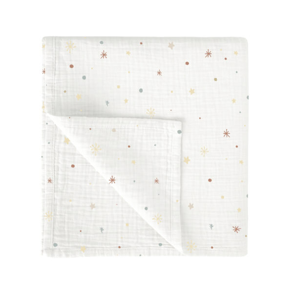 Muselina bambú Night Stars 97 Multic. 120x120 - Bimbidreams