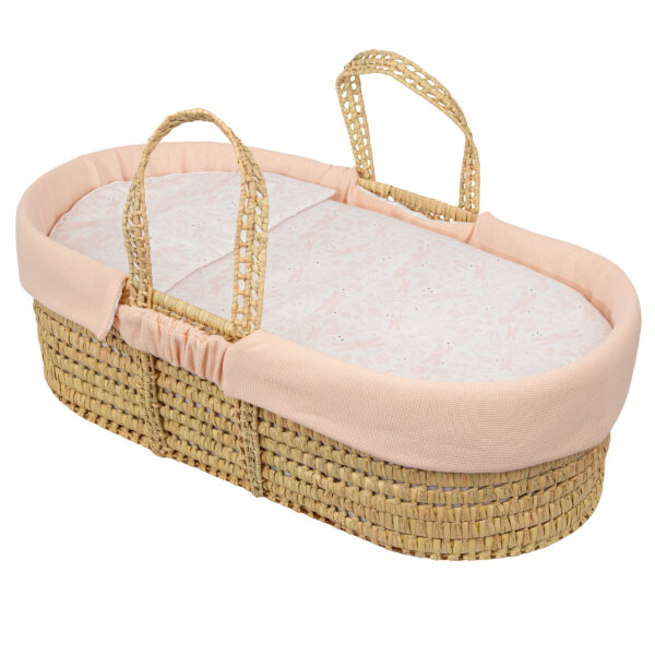Colcha y Almohada Dafne 14 B|Rosa para coche/capazo 40x80 - Bimbidreams