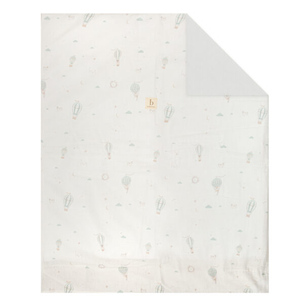 Funda nórdica Minicuna + relleno Blue Sky 16 B|Verde 80x100 - Bimbidreams