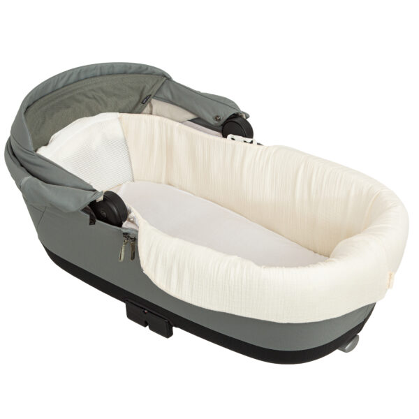 Cubre cuco Matalase 02 Crudo coche/capazo 40x80 - Bimbidreams