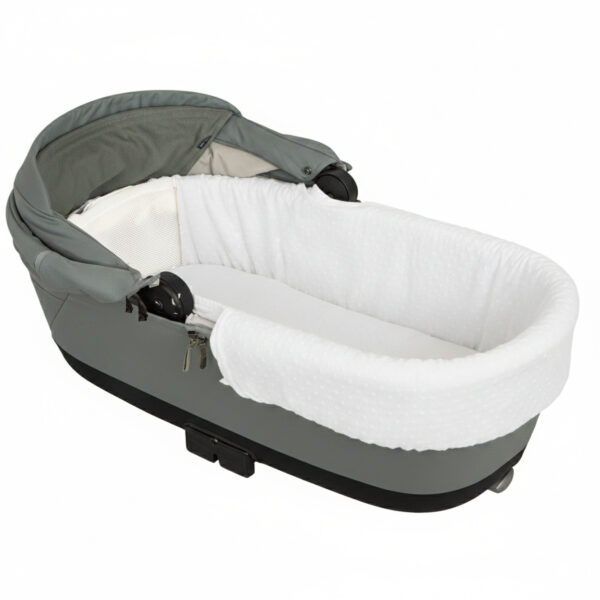Cubre cuco Plumeti 01 Blanco coche/capazo 40x80 - Bimbidreams