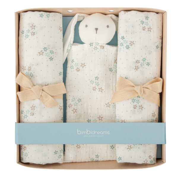 Gasas y dou dou  -  set regalo Stars 13 B|Azul  - Bimbidreams