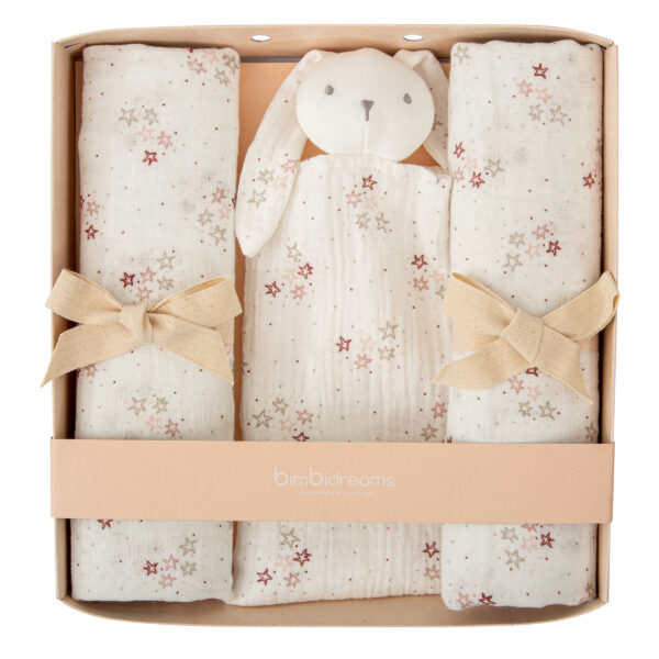 Gasas y dou dou  -  set regalo Stars 14 B|Rosa  - Bimbidreams