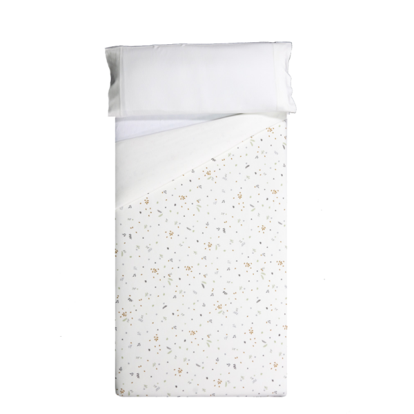 Funda Nórdica 60/70 HOJAS Algodón OrgánicoSonpetit