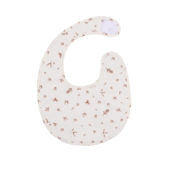 BABERO REDONDO CON VELCRO MINIMAL M.L. BEIGE 16x19x1 CM