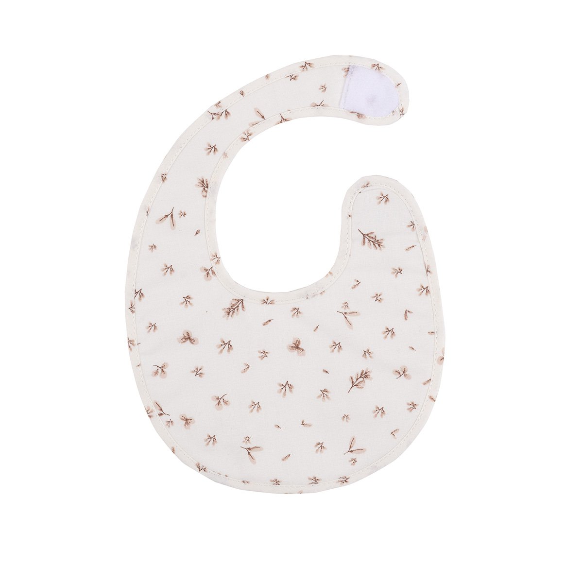 BABERO REDONDO CON VELCRO MINIMAL M.L. BEIGE 16x19x1 CM