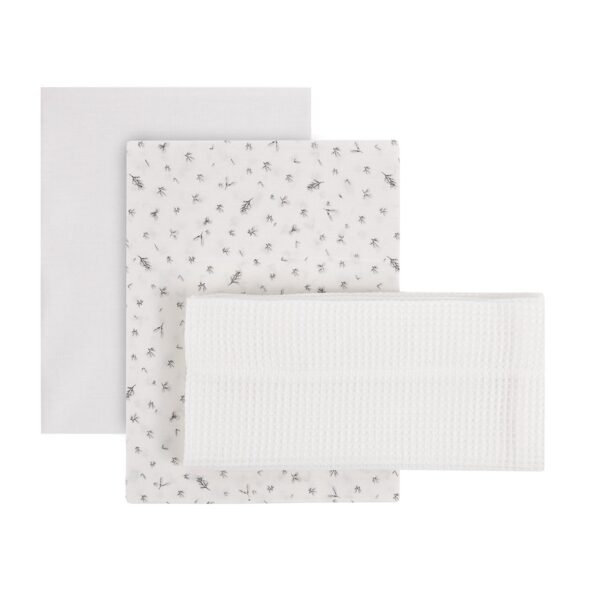 SABANA MOISES/CARRO 3 PCS 35x80x1 CM MINIMAL M.L. GRIS