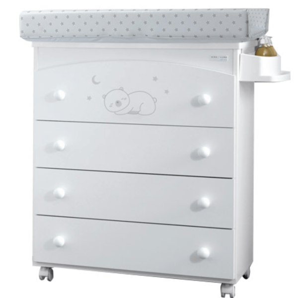 Mueble bañera cambiador Milo Mira Luna