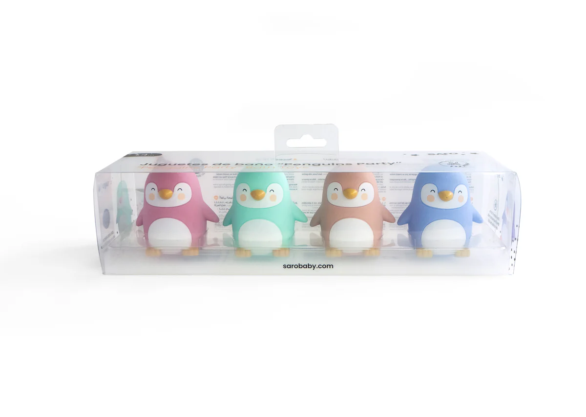 Juguetes baño Penguins Party Saro - Imagen 2