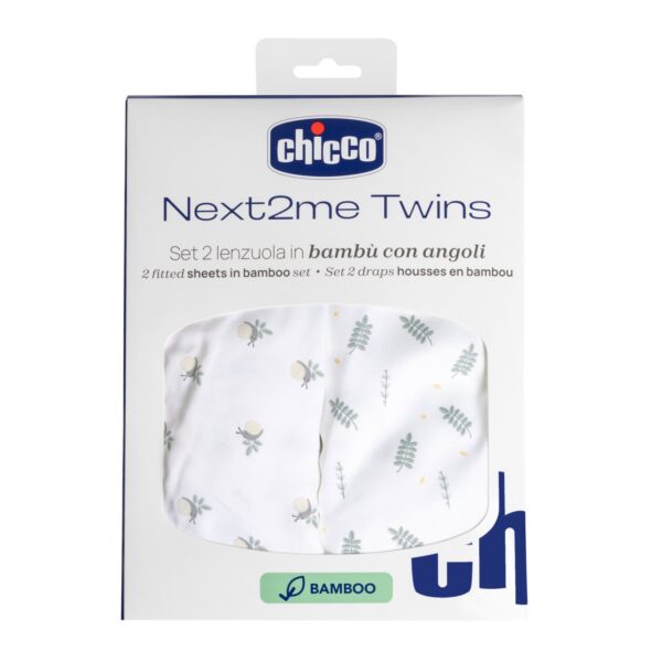 Conjunto sábanas Chicco Next2Me Twins