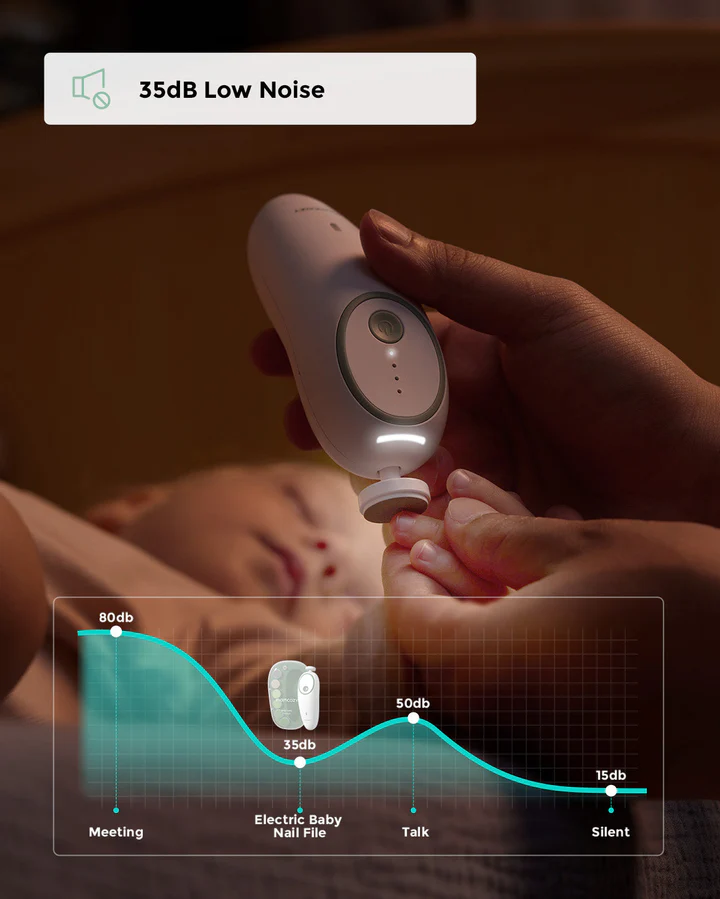 Lima eléctrica Momcozy para cuidar sus uñas con seguridad - Imagen 5