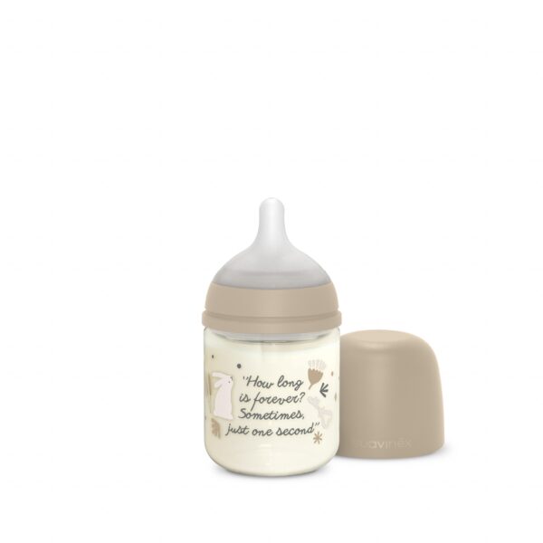 Biberón de Cristal Wonderland Beig 120 ml – Suavinex